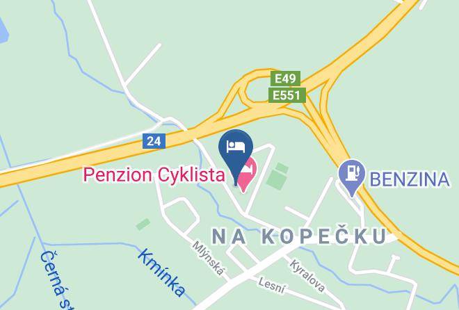 Jindrichuv Hradec - Penzion Barbora Maps