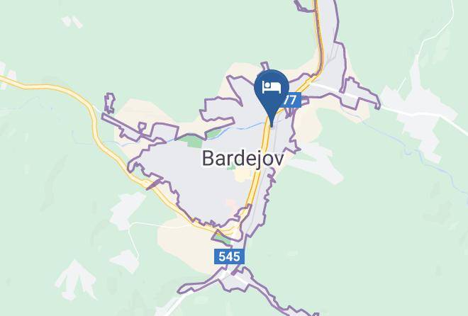 Bardejov - Penzion Bardejov Maps