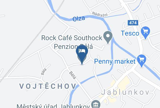 Frydek Mistek - Penzion Bela Maps