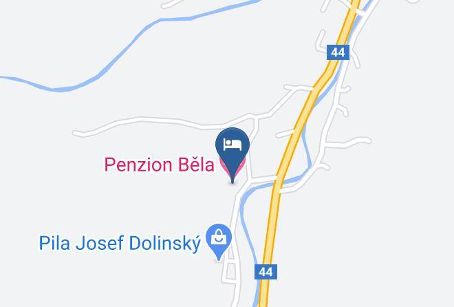 Jesenik - Penzion Bela Maps
