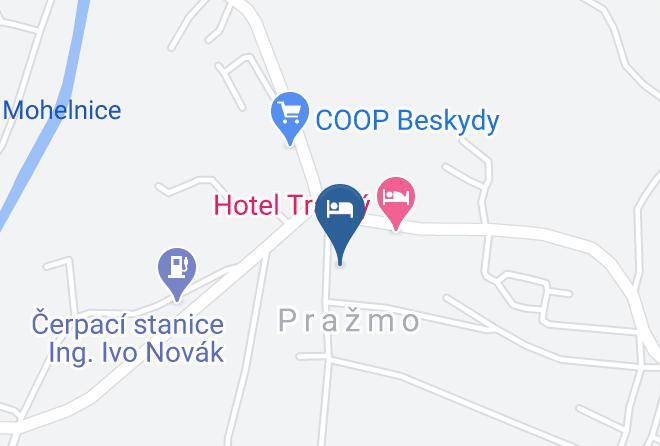 Frydek Mistek - Penzion Beskydy Maps