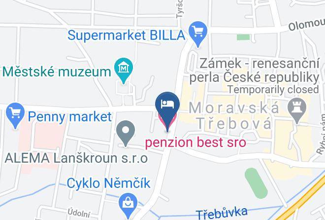 Svitavy - Penzion Best Maps