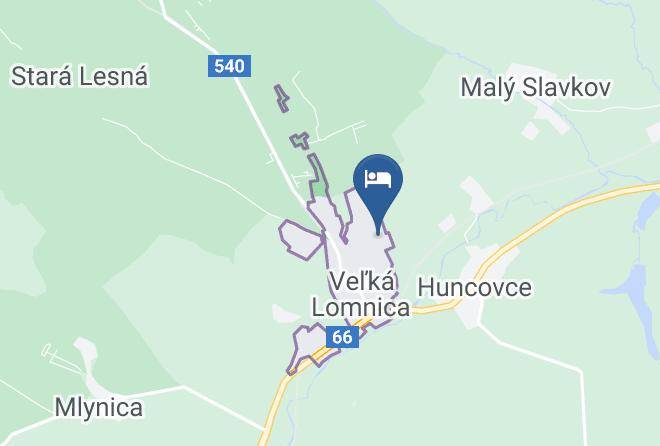 Kezmarok - Penzion Biela Voda Maps