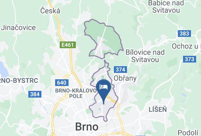 Brno - Penzion Bird's Nest Maps