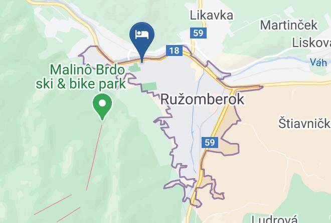 Ruzomberok - Penzion Blesk Maps