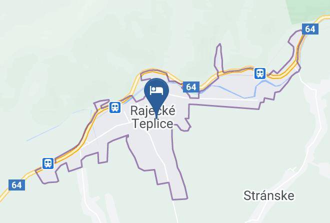 Rajecke Teplice - Penzion Bonanno Maps