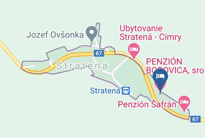 Roznava - Penzion Borovica Sro Maps