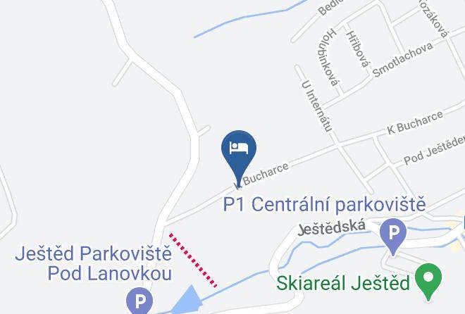 Liberec - Chata Bucharka Maps