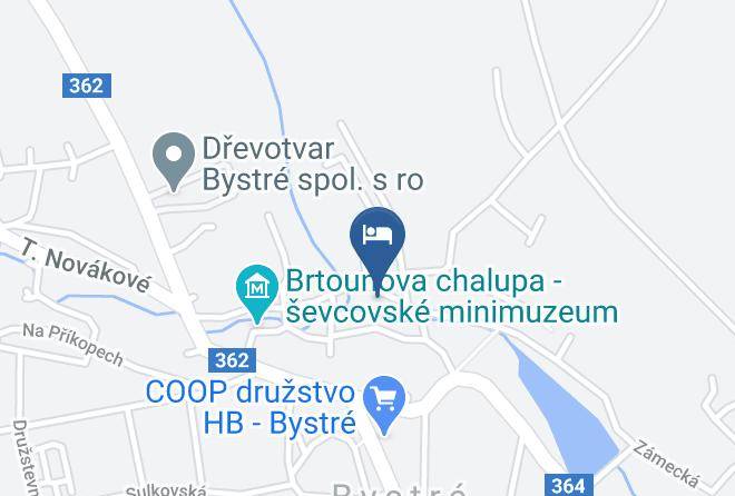 Svitavy - Penzion Bystre Maps