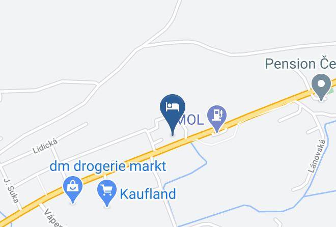 Trutnov - Penzion Car Club Maps
