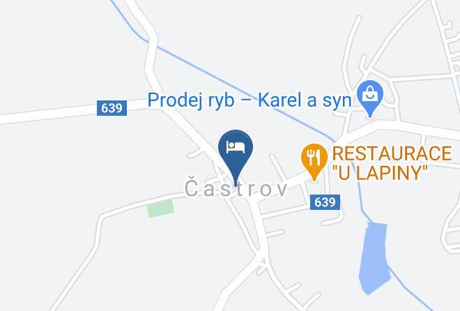 Pelhrimov - Penzion Castrov Maps