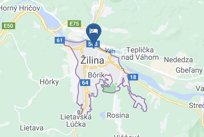 Zilina - Penzion Central Park Maps