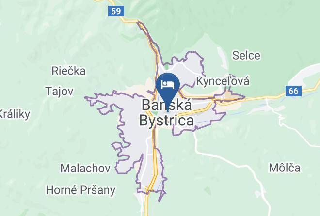Banska Bystrica - Penzion Centrum Maps