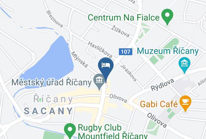 Prague East - Penzion Centrum Maps