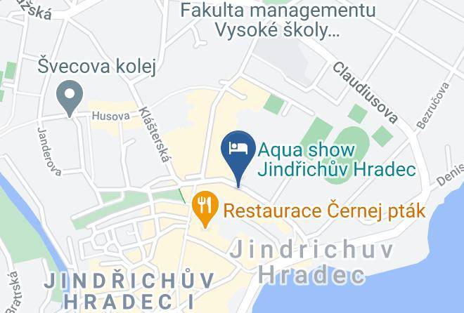 Jindrichuv Hradec - Penzion Cernej Ptak Maps