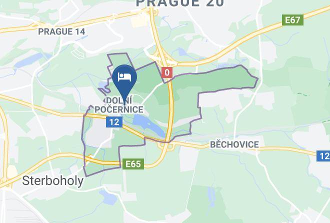 Prague - Penzion Cesky Statek Maps