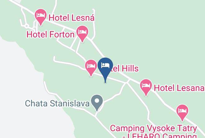Kezmarok - Penzion Chata Felicia Maps