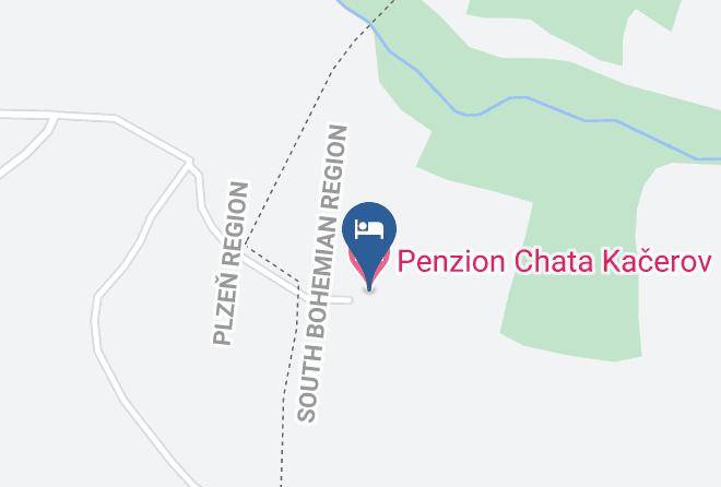 Prachatice - Penzion Chata Kacerov Maps