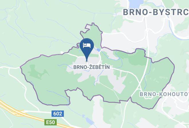Brno - Penzion Cihelna Maps