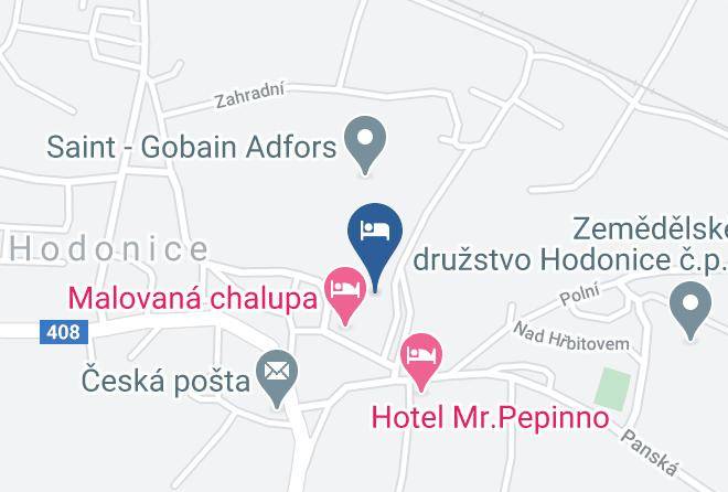 Znojmo - Penzion Cimera Maps