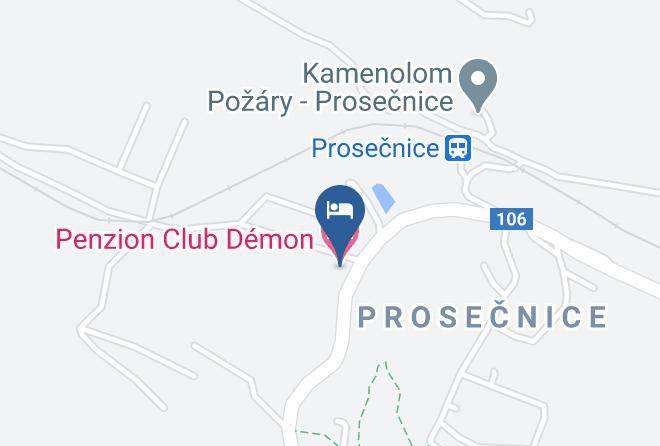 Benesov - Penzion Club Demon Maps