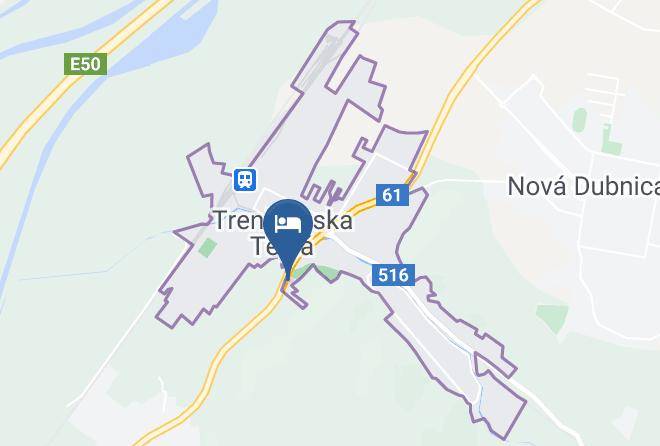 Trencin - Penzion Conti Maps