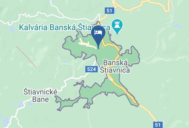 Banska Stiavnica - Penzion Cosmopolitan I Tzv Bowling Maps