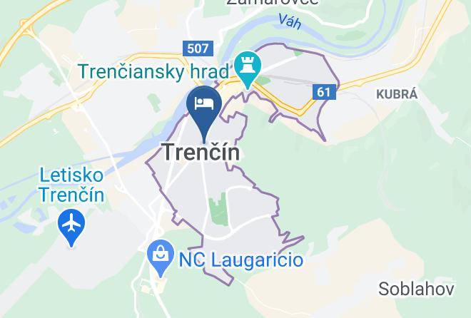 Trencin - Penzion Da Giacomo Maps