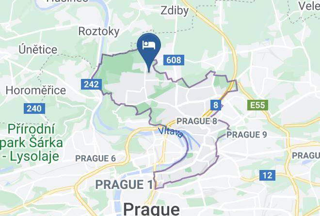Prague - Penzion Dagmar Maps