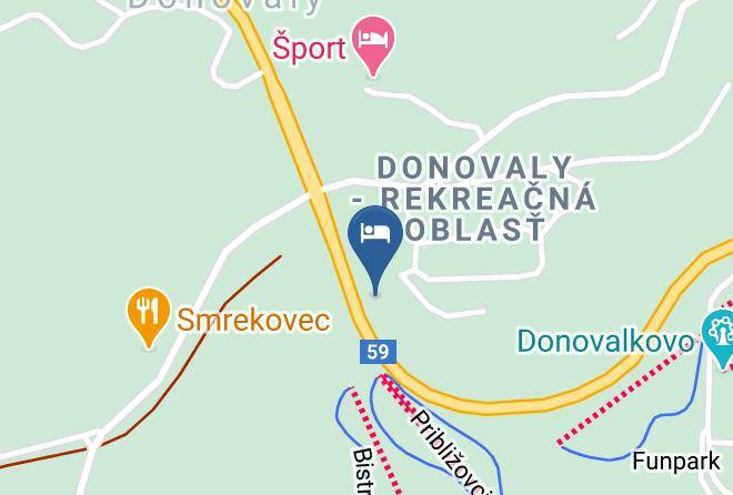 Donovaly - Penzion Damisport Maps