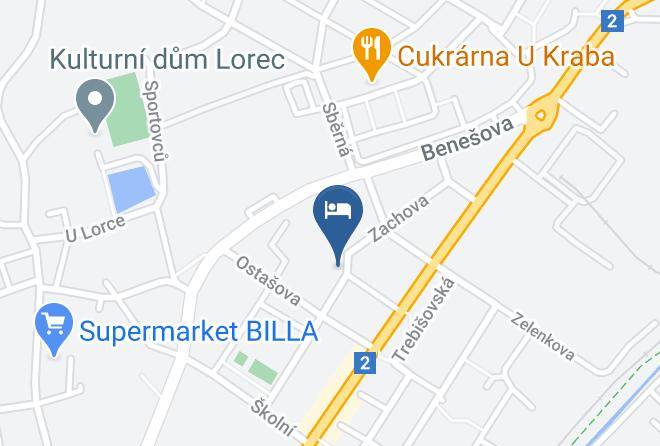 Kutna Hora - Penzion Dana Karaskova Maps