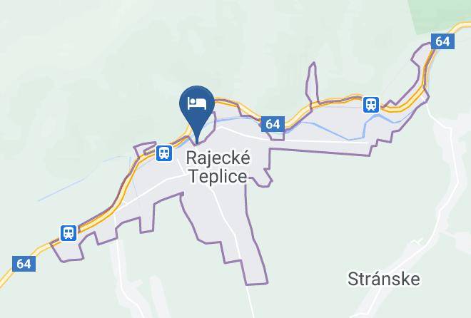 Rajecke Teplice - Penzion Daniela Maps