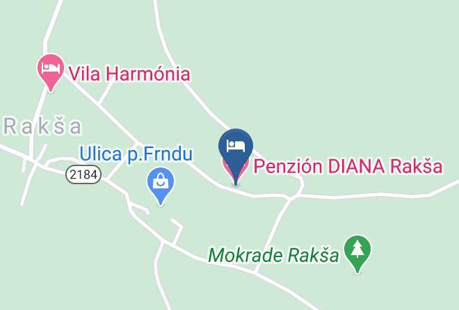 Turcianske Teplice - Penzion Diana Raksa Maps