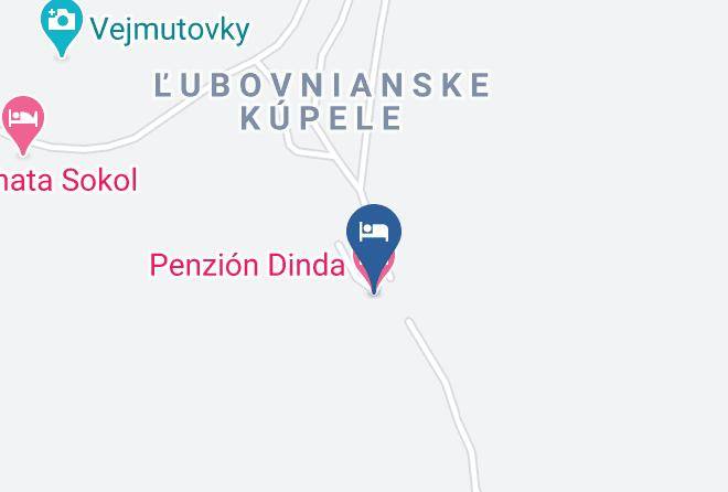 Stara Lubovna - Penzion Dinda Maps