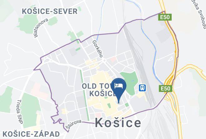 Kosice - Penzion Dobre Casy Maps