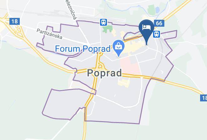 Poprad - Penzion Dobre Casy Poprad Maps