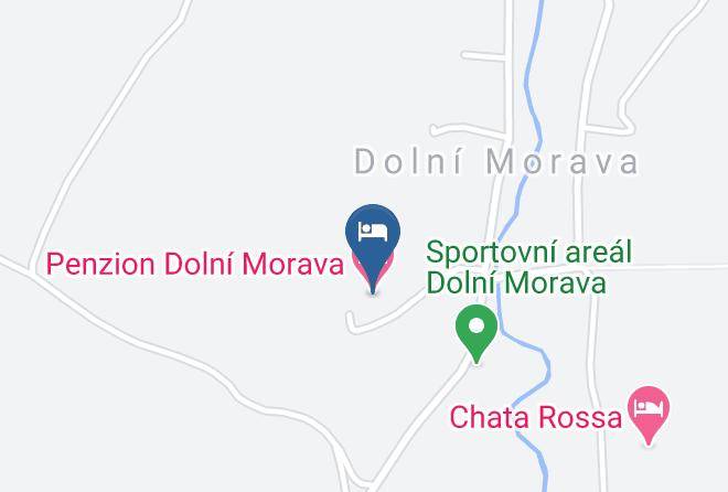 Usti Nad Orlici - Penzion Dolni Morava Maps