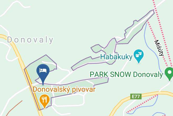 Donovaly - Penzion Donly Maps