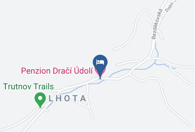 Trutnov - Penzion Draci Udoli Maps