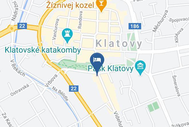 Klatovy - Penzion Dragoun Maps
