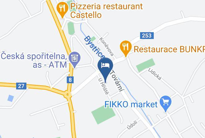 Teplitz - Penzion Dubik Maps