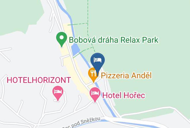 Trutnov - Penzion Eden Maps