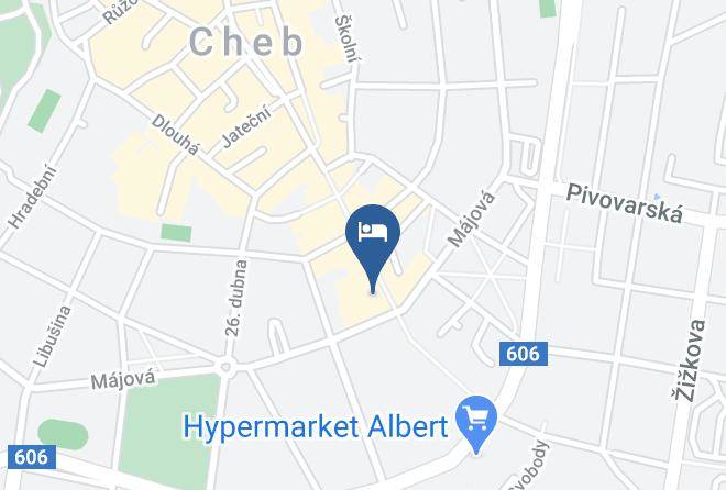 Cheb - Penzion Eger Maps