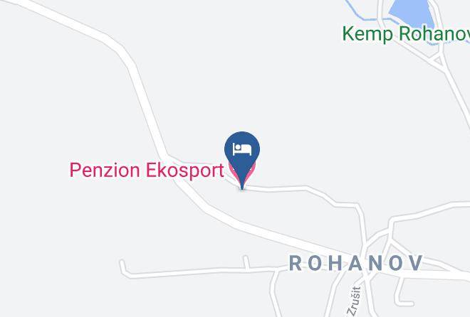 Prachatice - Penzion Ekosport Maps