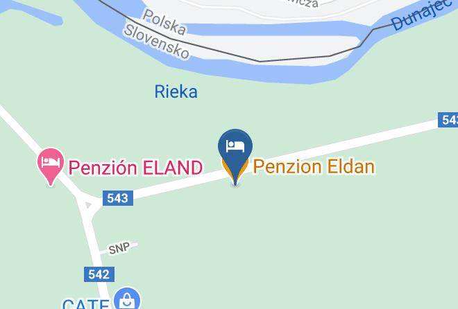 Kezmarok - Penzion Eldan Maps