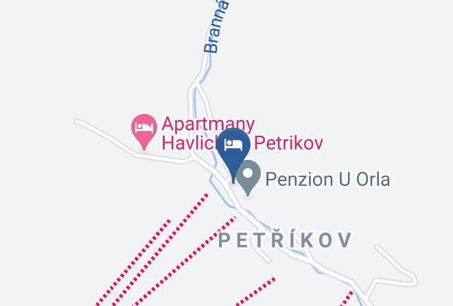 Jesenik - Penzion Eliska Maps