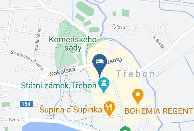 Jindrichuv Hradec - Penzion Elzet Maps