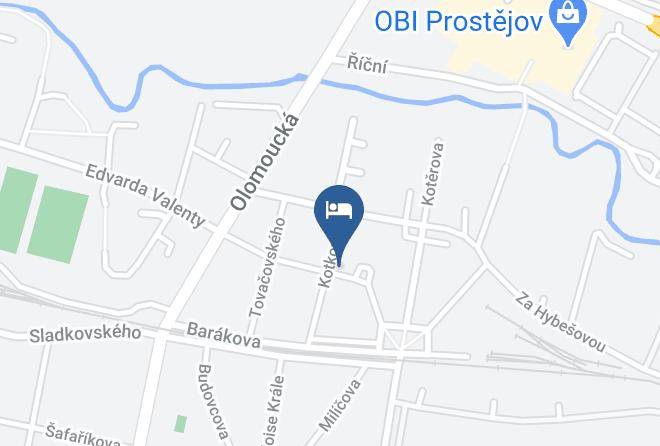 Prostejov - Penzion Ema B&b Maps