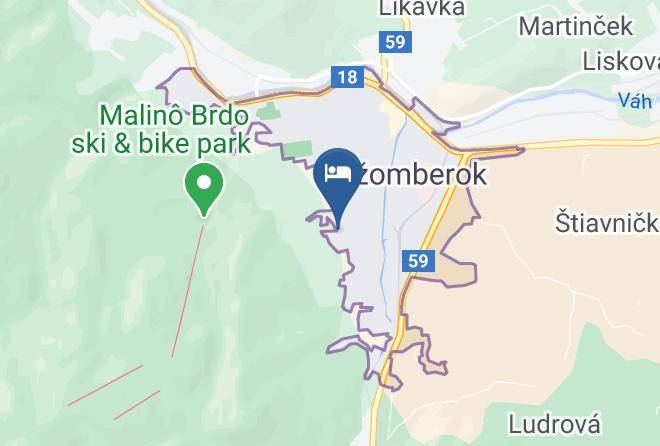 Ruzomberok - Penzion Emilia Maps