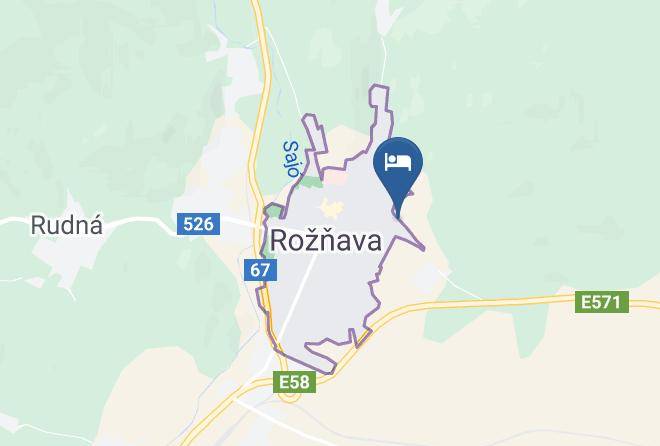 Roznava - Penzion Eva Maps
